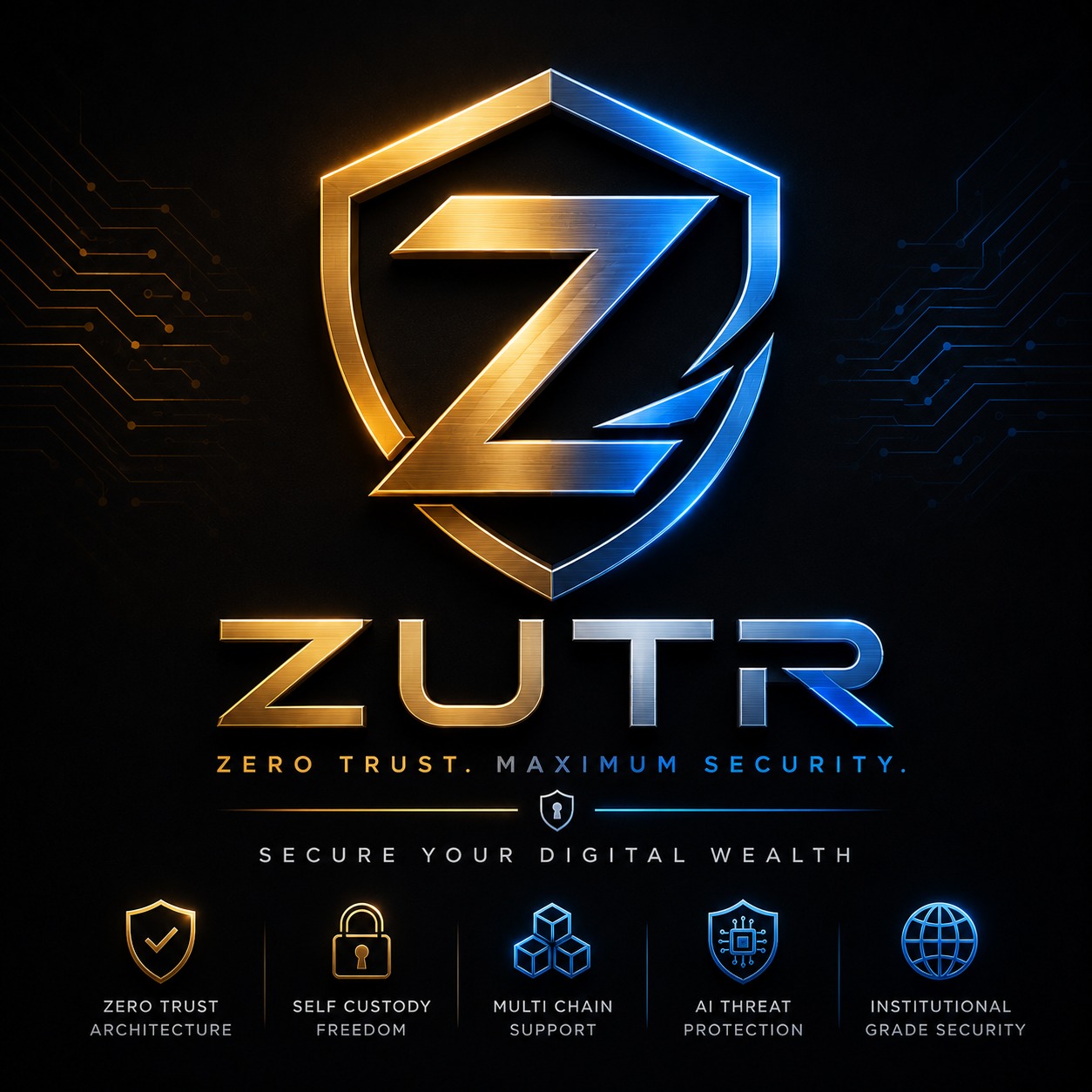 ZUTR Hot Wallet — Zero Trust Maximum Security Mobile Crypto Wallet
